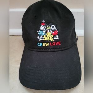Disney Black Mickey and Friends Crew Love Cap/Hat